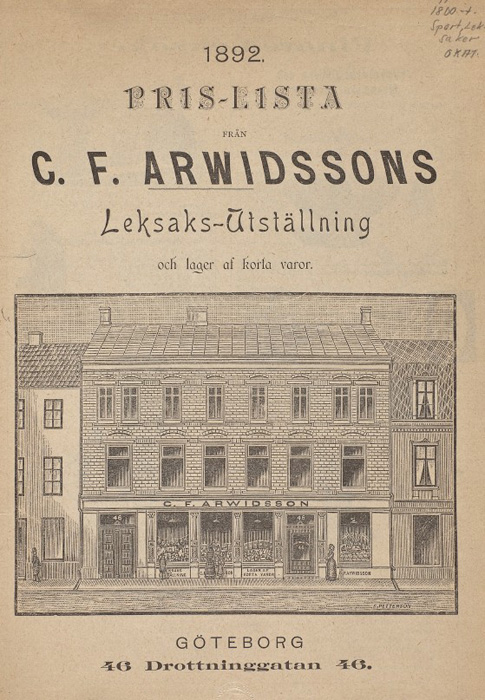 C.F. Arwidssons 1892